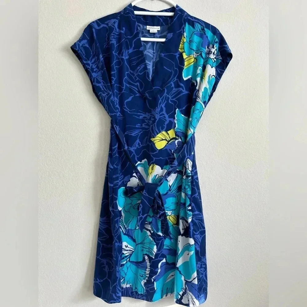 Liz Claiborne Sleeveless Floral Dress Large